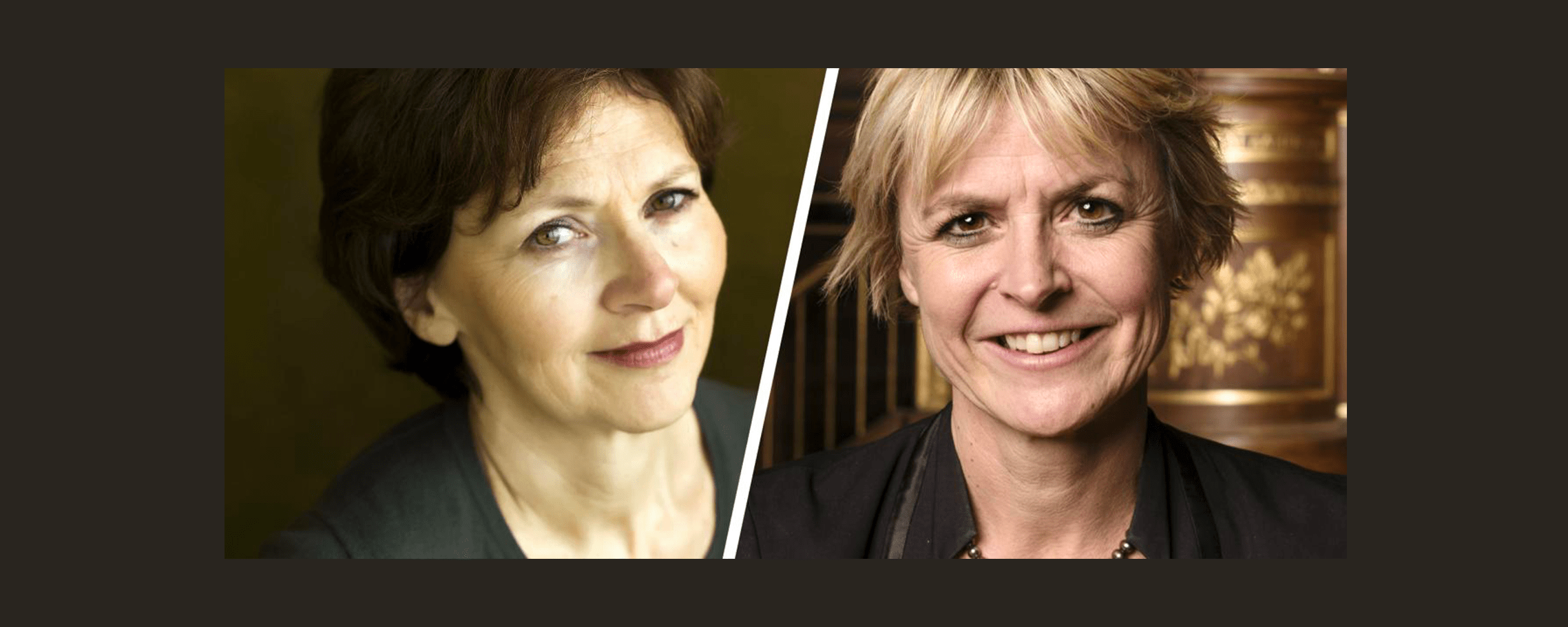 Sylvie Kauffmann og Lykke Friis på KB