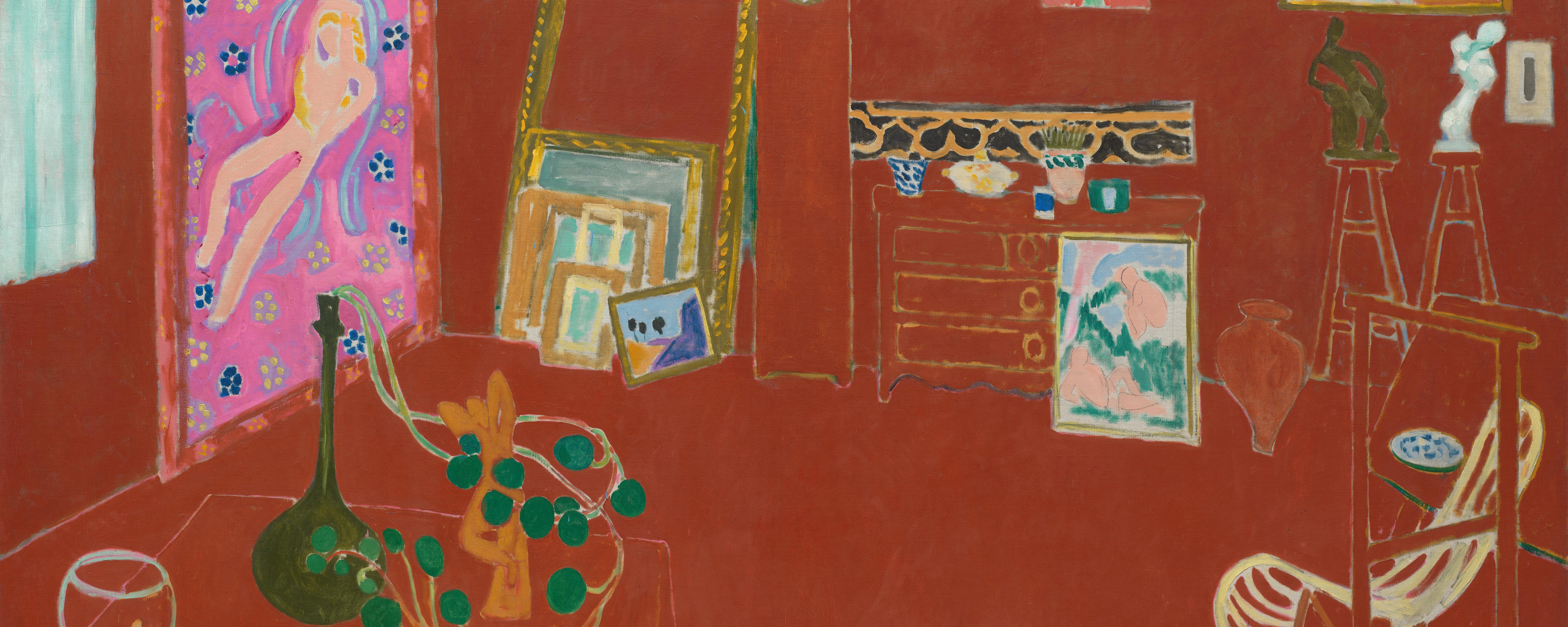 Det røde atelier af Matisse Udstillingen Matisse : Det røde atelier er åben på SMK